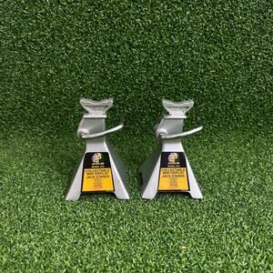 Astroline Model 012 Mini Display Jack Stands Pair Metal Garage Decor